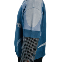 'BARBARIAN' HEAVY KNIT FOOTBALL TOP