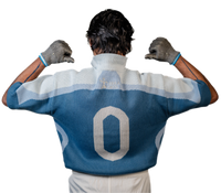 'BARBARIAN' HEAVY KNIT FOOTBALL TOP