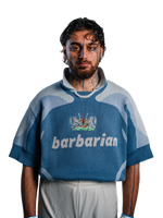 'BARBARIAN' HEAVY KNIT FOOTBALL TOP