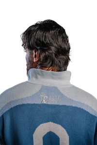 'BARBARIAN' HEAVY KNIT FOOTBALL TOP